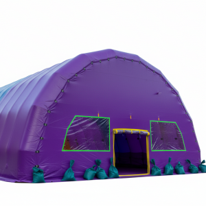 Мобильный надувной ангар для передвижного бассейна ВСЕОБУЧ по плаванию