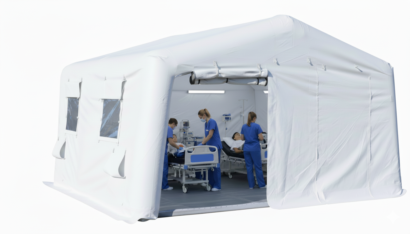 Производство и продажа надувных пневмокаркасных палаток МЧС в Смоленске и по России